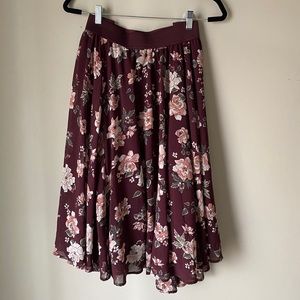 Torrid Floral Tulle Skirt